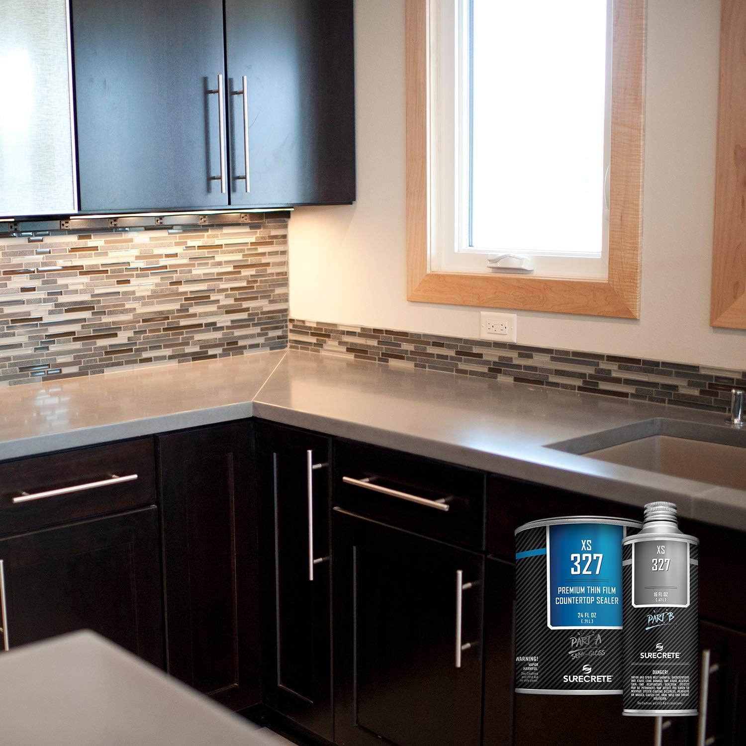 Concrete Countertop Sealer Semi Gloss Finish Food Safe Water Based