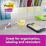 Post-it Super Sticky Notes Canary Yellow 76x76mm 720 Sheets Pack of 8 Pads view 4