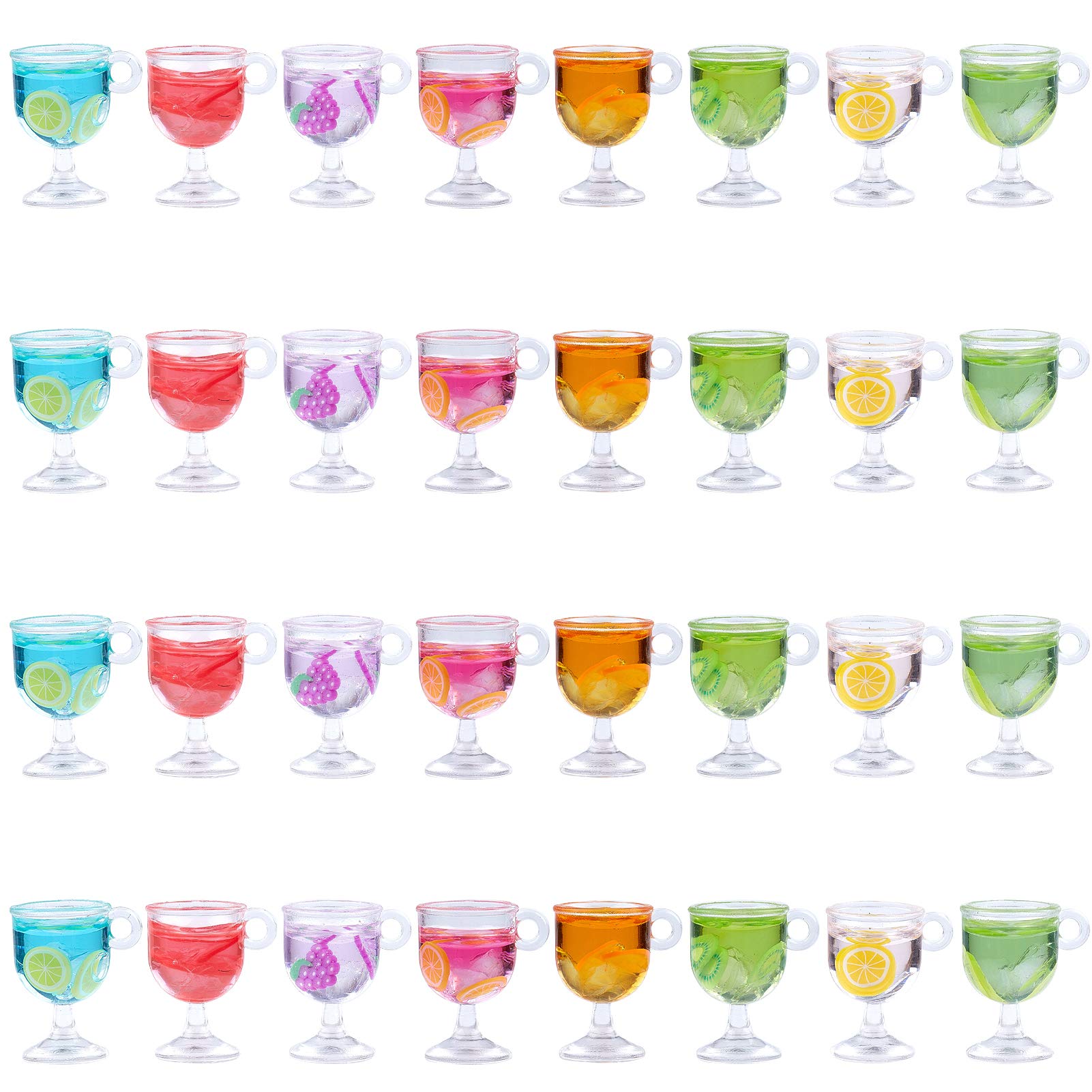 SUNNYCLUE 1 Set 7 Colors Rhinestone Bezel Pendant Trays Set 25mm Round Bezel Pendant Trays for Photo Pendant Jewellery Making Craft DIY Projects,Mixed Color