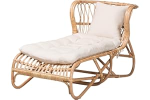 bali & pari Delara Natural Rattan Chaise, One Size