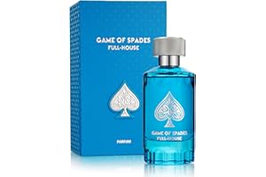 Jo Milano Game of Spades Full House Eau De Parfum Spray | 3.4 oz (100ml) | Cinnamon, Oud Wood, Neroli, Orange, Ginger Scent | Long Lasting Fragrance for Men and Women (Unisex)