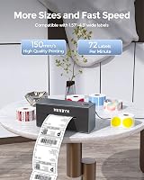 MUNBYN Shipping Label Printer 4x6 Bluetooth Thermal for Etsy Shopify eBay view 6