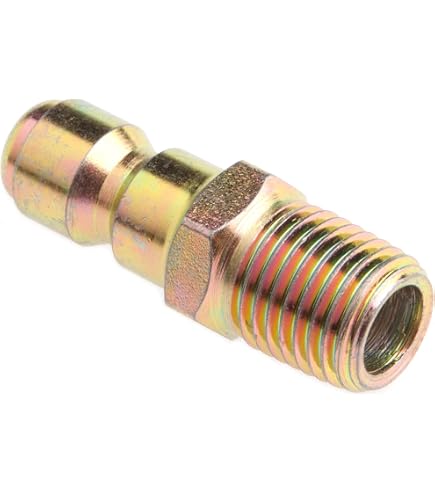 Forney 75135 Schnellkupplungs-Stecker, 3 Stück – 1/4" NPT, Für Hochdruckreiniger Bis 5.500 PSI