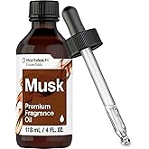 Horbäach Musk Fragrance Oil | 4 fl oz (118ml) | Premium Grade | for Diffusers, Candle and Soap Making, DIY Projects & More