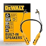 DEWALT Heavy Duty 2-in-1 Neckband Bluetooth