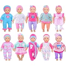 ebuddy 12 Sets Alive Baby Doll Clothes - Doll Clothes and