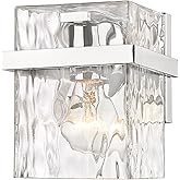 Z-Lite 1938-1S-CH Bennington Wall Sconce, 1-Light 100 Watts, Chrome