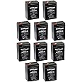 ExpertPower 6 Volt 4.5 Amp Rechargeable Battery (EXP645) - 10 Pack