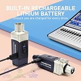 Xvive U3C Microphone Wireless System 2.4GHz XLR Transmitter Receiver view 6