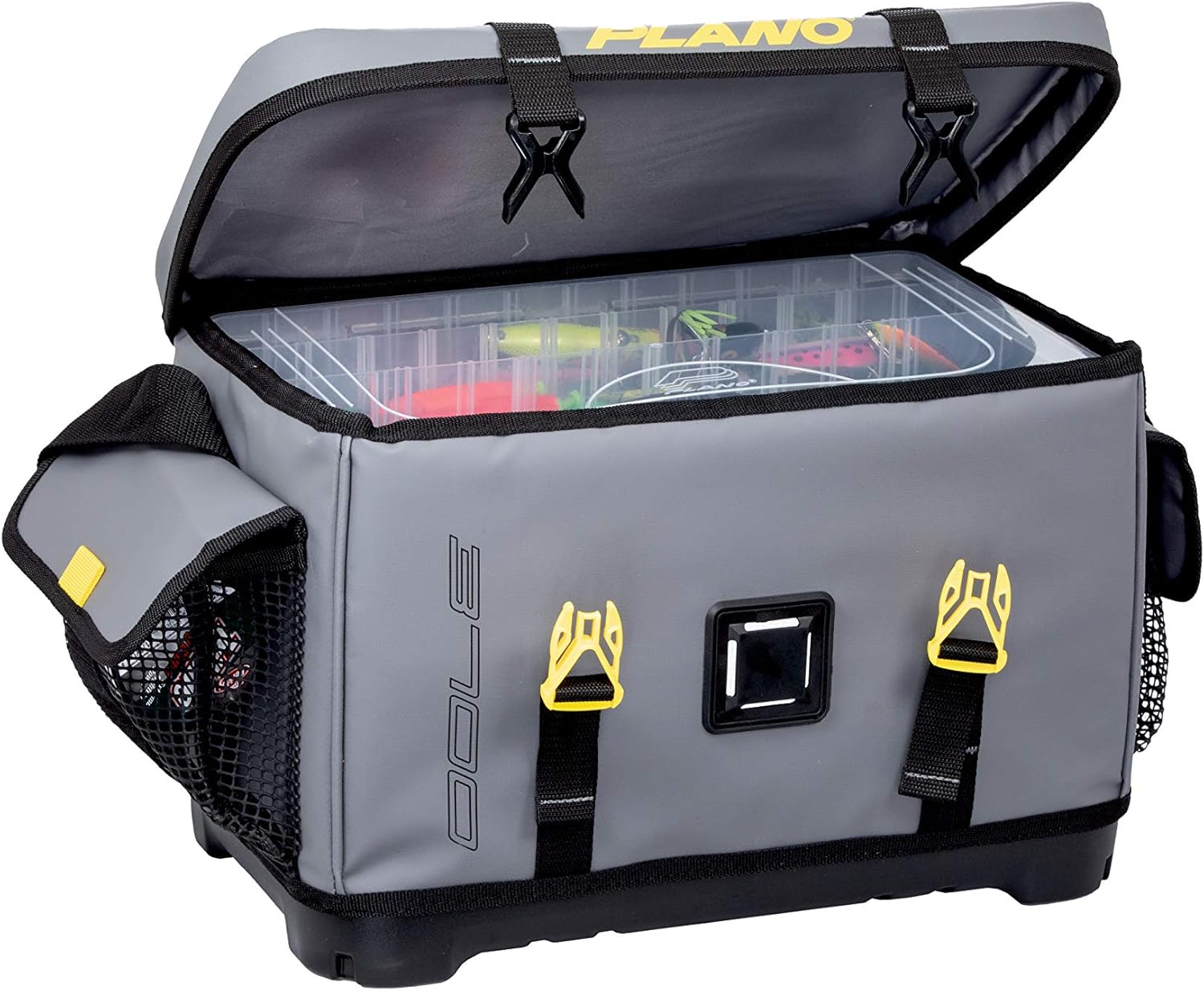 Plano Z-Series 3700 Tackle Bag | Premium Fishing and Tackle Storage with Waterproof Molded and Non-Slip Base | Includes Two Stowaway Tackle Boxes, Gray : Sports & Outdoors