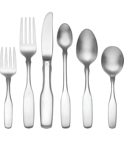 Oneida Chateau 18/10 Stainless Steel Baby Flatware Set - 3-Piece Spoon & Fork Set, New In Box 14 thumbnail image