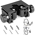 CyclingDeal Road Bike Bicycle Clip Storage Wall Mount Rack - Premium Quality Clip for Outdoor and Indoor - Safe & Secure for Road Hybrid Bikes - Store Bicycles in Garage or Home
