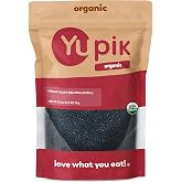 Yupik Organic Black Beluga Lentils, 2.2 lb (35.3 oz), Non-GMO, Vegan, Gluten-Free, Kosher, Raw, Sugar-Free - Rich in Protein, Fiber &amp; Iron, Perfect for Soups &amp; Salads