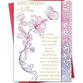Hongshan Niece Birthday Card, Unique Birthday Cards for Niece,Adult Gifts from Aunt