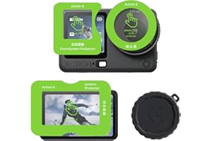 K&F CONCEPT 1Pack AR Anti-Reflective Screen Protector Compatible with DJI Osmo Action 6, High Definition Tempered Glass 9H Ha