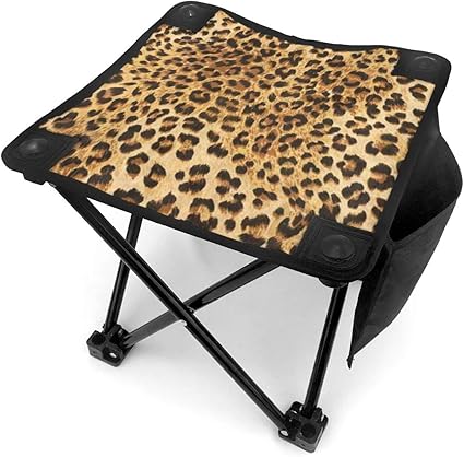 leopard camping chair