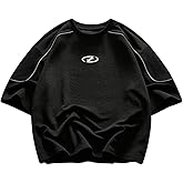 RoseSeek Men's Graphic Tees Crew Neck Short Sleeve T Shirts Summer Streetwear Tops