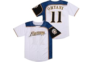 AHAJAY Rainbow Hawk Men's #11Ohtani Jersey Hokkaido Nippon-Ham Fighters Summer Baseball Jersey