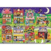 Cobble Hill Family Piece's 350 Puzzle -Boo Town - Sample Poster Included