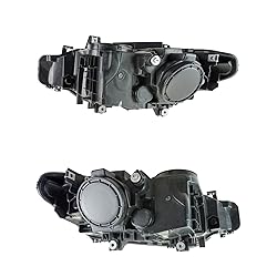 TRQ 2 Piece Headlight Assembly Set Driver