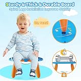 Kikidex Magnetic Drawing Board for Toddlers 8.7in Doodle Learning Blue view 6