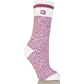 HEAT HOLDERS Women's Willow Block Twist LITE Socks| Warm + Soft, Hiking, Cabin, Cozy at Home Socks