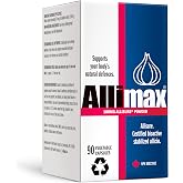 ALLIMAX 180mg 90 Capsules. Allicin Garlic Supplement to Support Your Body&rsquo;s Immune Function. Contains Stabilized and Potent Bioactive Allicin, Extracted from Clean &amp; Sustainable Spanish Grown Garlic.