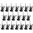 Baofeng Walkie Talkies 888S Rechargeable Long Range with Earpieces for Adults, 16 Channel Professional Radio Handheld Two Way Radios Li-ion Battery and Charger Included (20pack with 20earpiece)