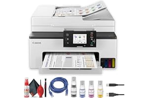 Canon MAXIFY GX2020 Wireless MegaTank All-in-One Color Printer Bundle | Print Copy Scan Fax | for Home Office Small Business 