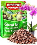 TOYPOPOR Orchid Potting Mix, Orchid Bark with
