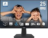 MSI PRO MP251 24.5 Inch FHD IPS 100 Hz Monitor with HDMI VGA Speakers