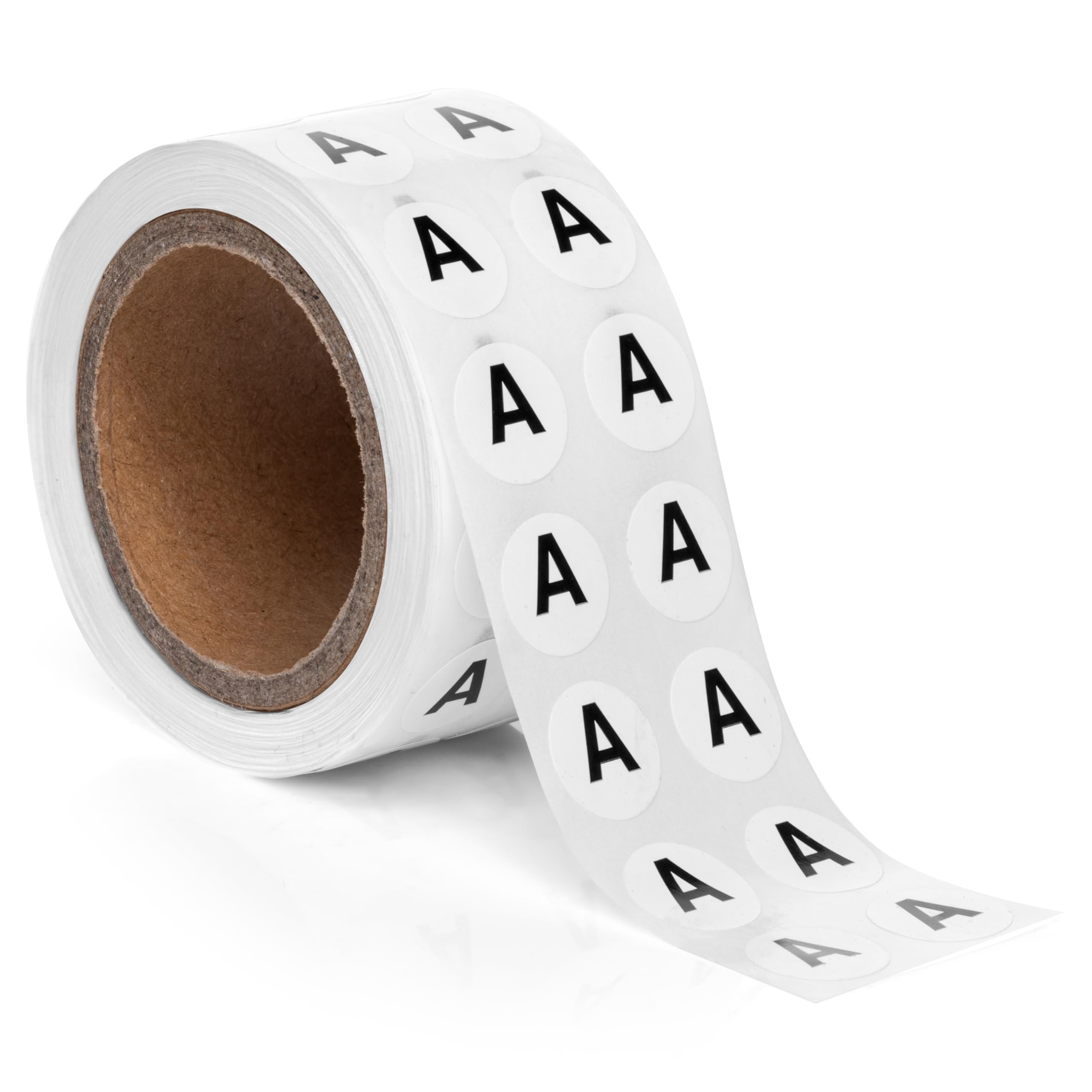 Photo 1 of 1000pcs Letter A Stickers, 0.5" Letter Sticker Dot Labels for Organization, Inventory, 1000/roll