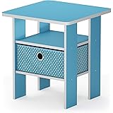 Amazon Com Mainstays 1 Drawer Nightstand End Table White Free Cleaning Cloth Kitchen Dining