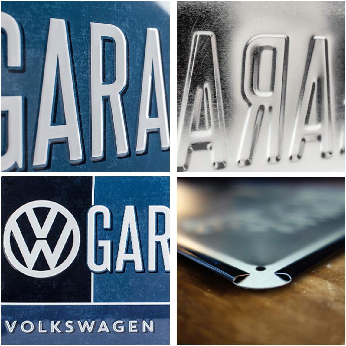 Nostalgic-Art Retro Tin Sign - Volkswagen - VW Garage - Car gift idea, Metal Plaque, Vintage design for wall decoration 20 x 30 cm - Image 4