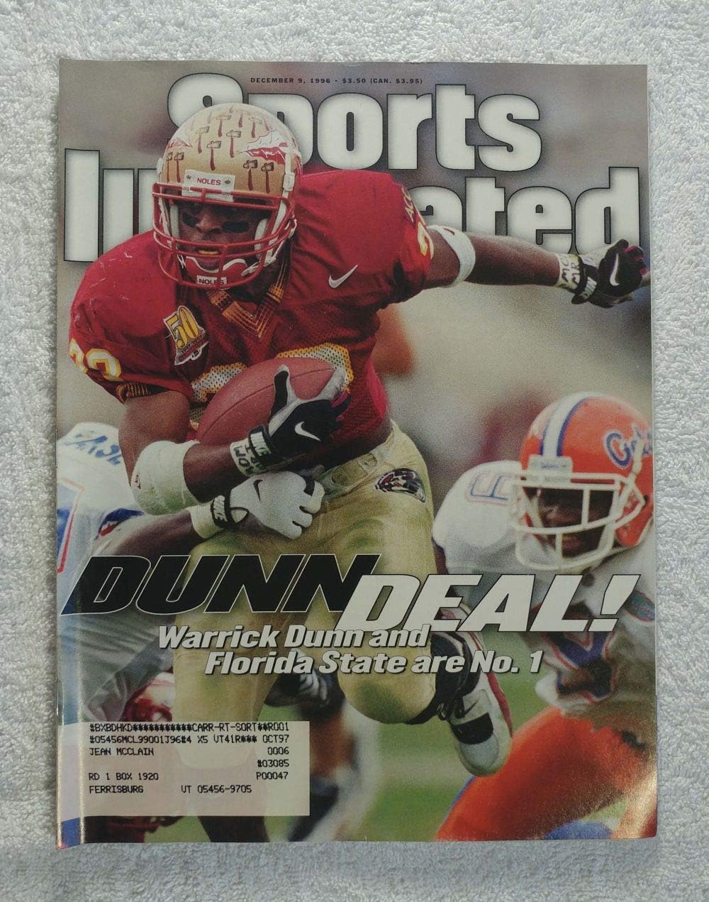 warrick dunn fsu jersey