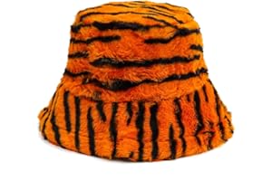 WETMT Fuzzy Fur Bucket Hat for Women - Warm Plush Sherpa Winter Hat