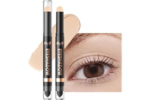 Erinde Nude Matte Dual-Ended Eyeshadow Stick, Waterproof & Long Lasting Eyeshadow Cream Pencil, Highly Pigmented for Stunning
