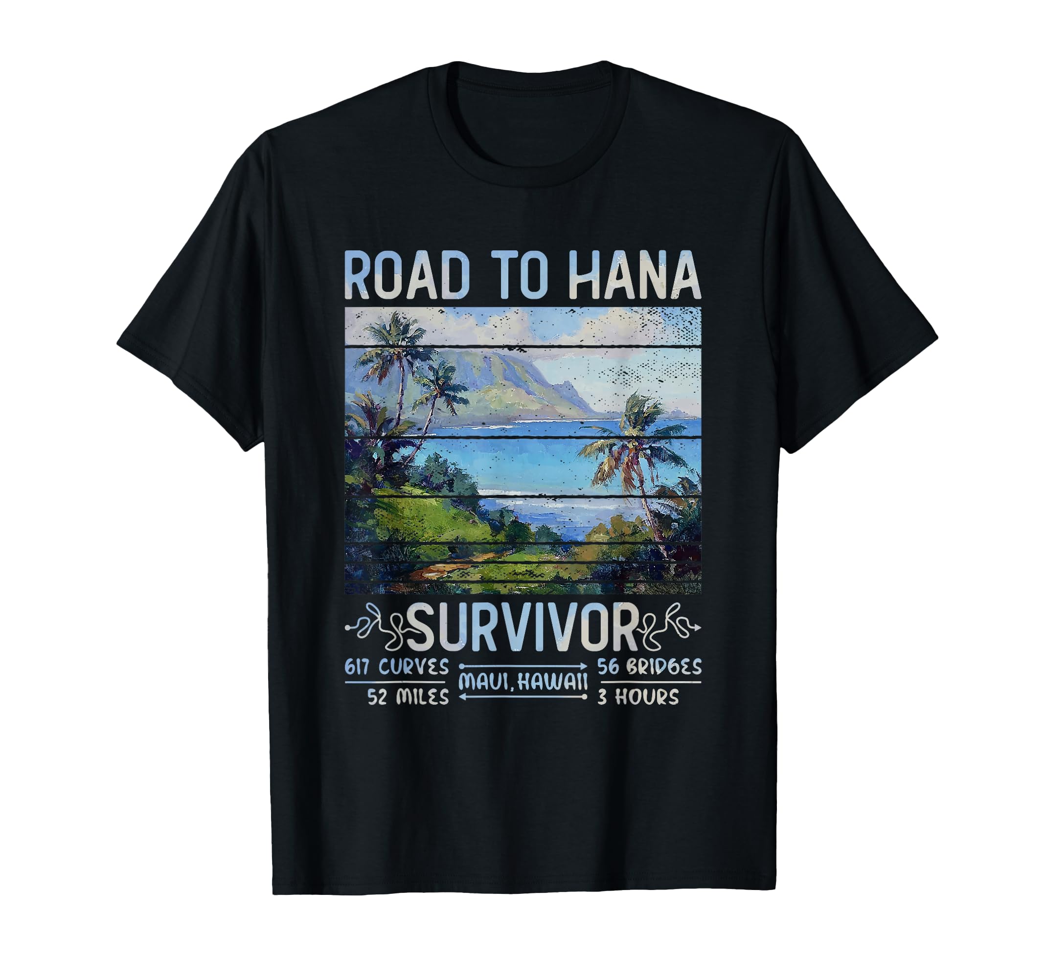 Photo 1 of RJC Road to Hana Survivor Maui Hawaii Trip Adventure T-Shirt