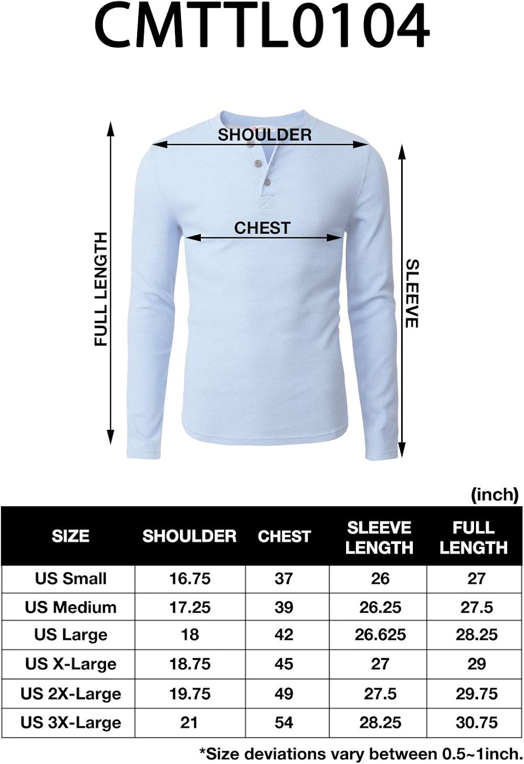 H2H Mens Casual Slim Fit Henley Long Sleeve T Shirts of Waffle Cotton: Clothing