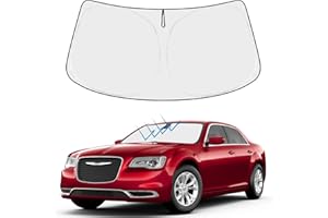 Proadsy 2024 Upgrade Front Windshield Sun Shade Foldable Sunshade Protector Sun Visor Custom Fit Chrysler 300 300C 2011-2023 2024 Accessories