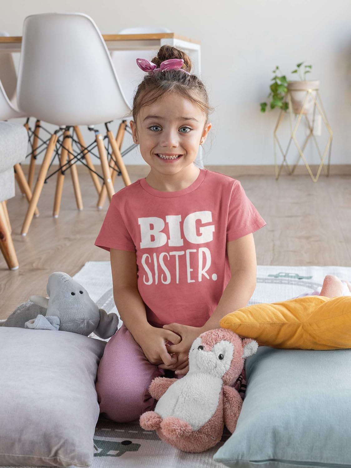 Big Sister Shirt Big Sister Announcement Toddler Shirts Promoted to Girls Outfit: Clothing