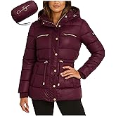 Jessica Simpson Womens Puffer Jacket - Full Zip Quilted Packable Insulated Winter Jackets for Women - Warm Womens Winter Coat