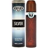 Cuba Silver Eau De Toilette Spray for Men, 3.3 Ounce
