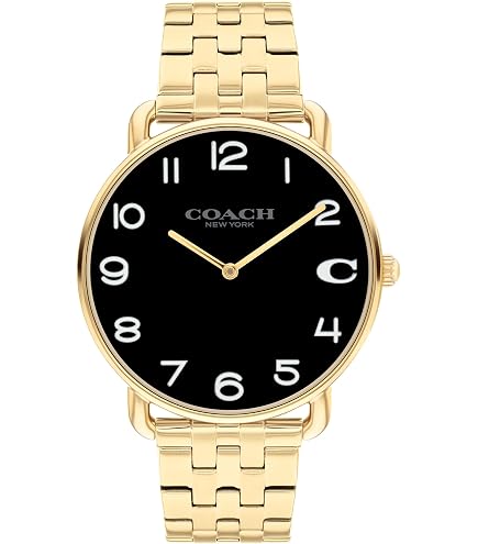 Amazon.com: Coach Charter Men's Quartz Chronograph Watch, Silicone