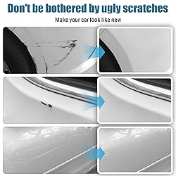 FIXEZPRO White Car Paint Touch Up, Car Scratch