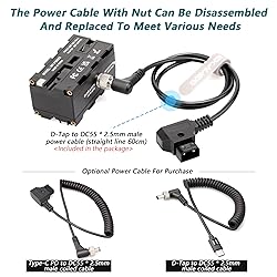 KOCACKOO D-Tap to Double-Sided NP-F550/970/570/770