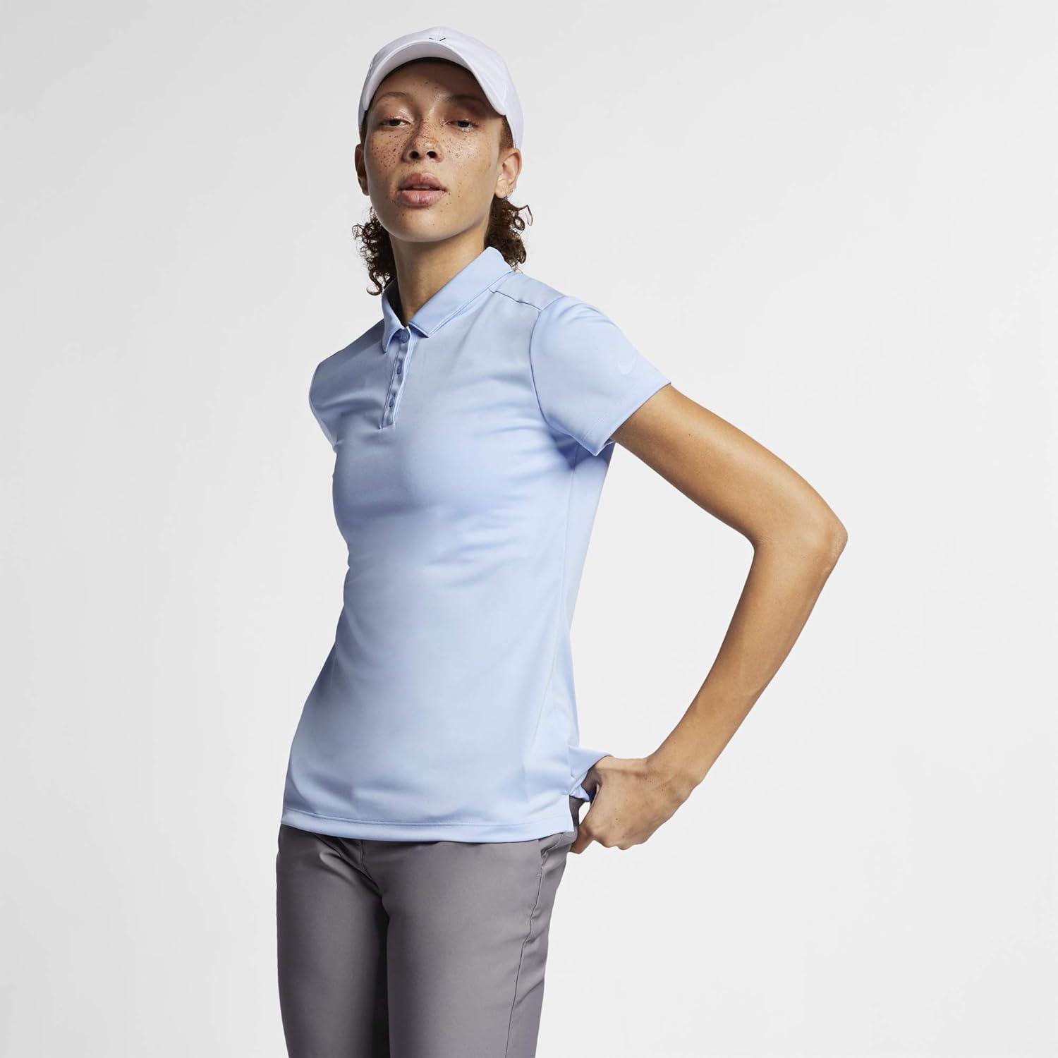 nike women's dry short sleeve golf polo