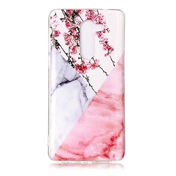 Lomogo Huawei Honor 6X/GR5 2017/Mate 9Lite Case Soft Silicon Case Shockproof Anti-Scratch Marble Case Cover for Huawei Honor 6X/Mate 9 Lite - LOYHU20877 L5