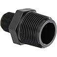 Banjo RN100-050 Polypropylene Pipe Fitting, Reducing Nipple, Schedule 80, 1" NPT Male x 1/2" Length