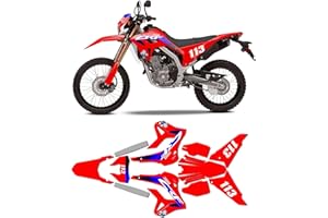 AJNIER(グラフィックス) Motorcycle Graphic Background Decal Stickers Kit Compatibile With CRF300L 2021 2022 2023